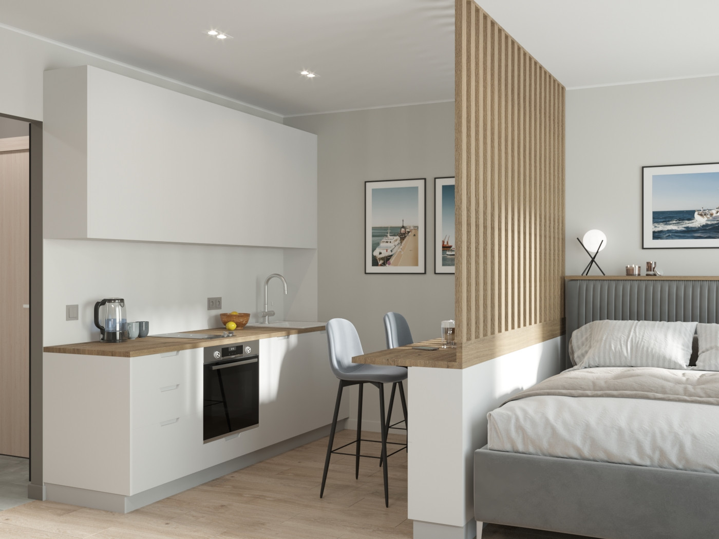 Квартира-студия 25 м² под сдачу в аренду на ул. Крымская