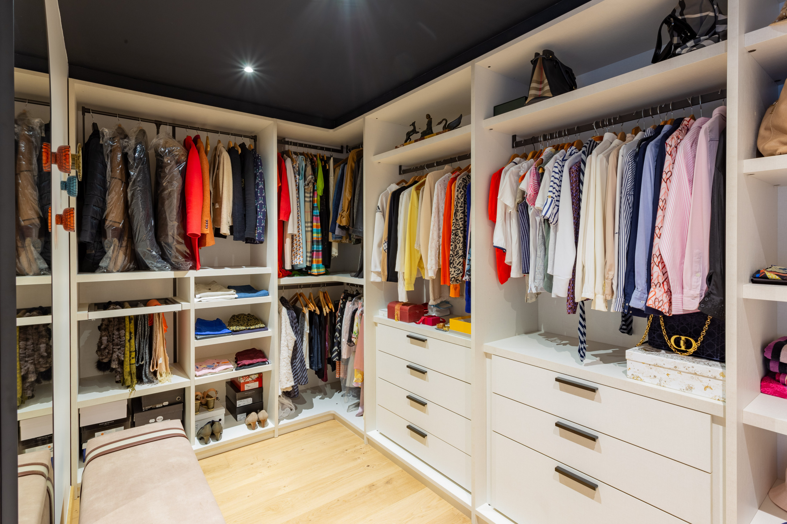 Création d'un dressing ouvert
