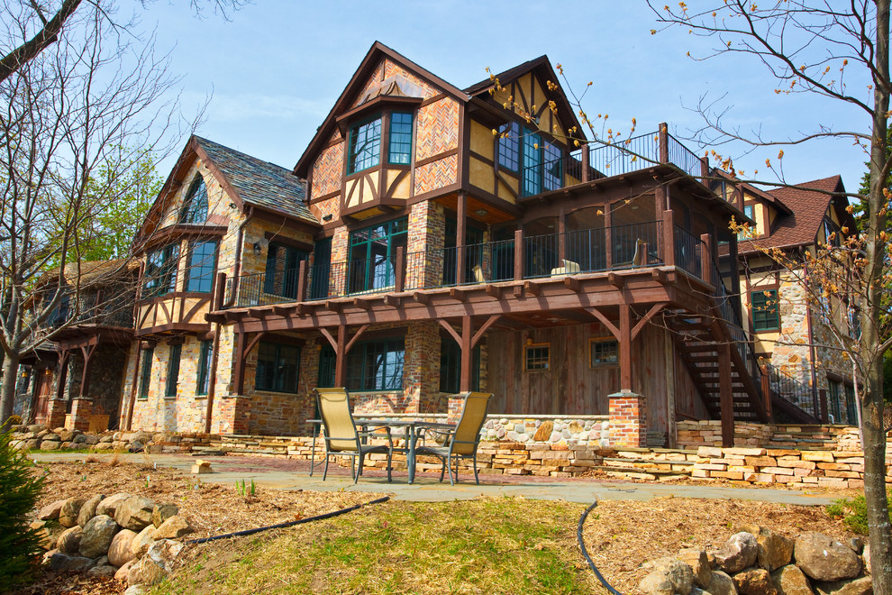 Pewaukee Lake House Eclectic Exterior Milwaukee by Degnan