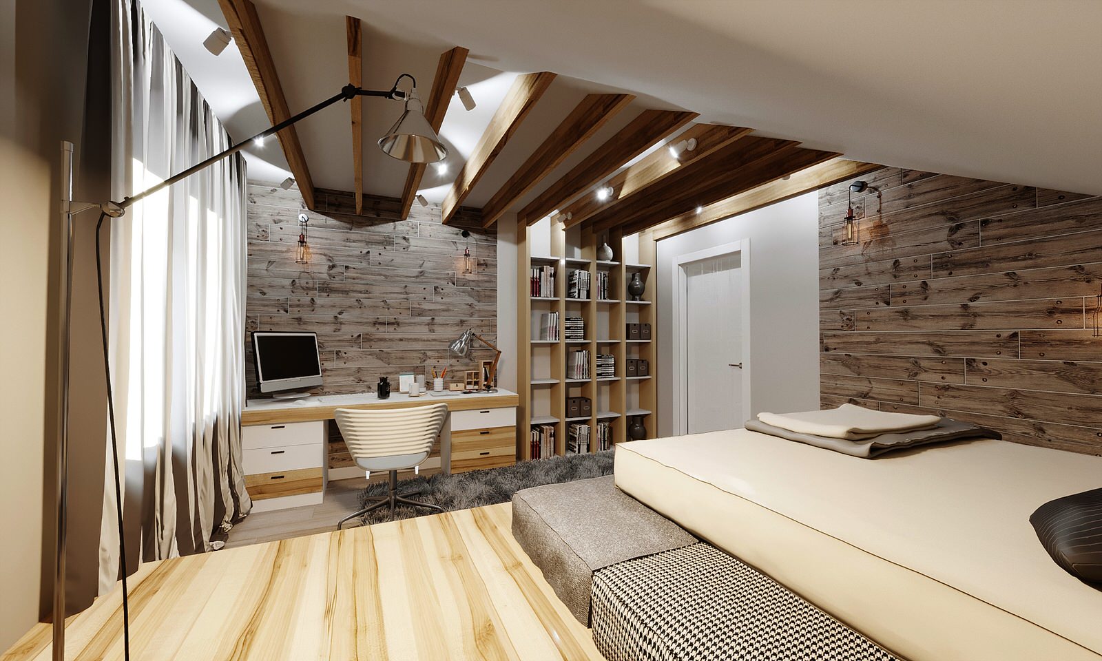 Квартира в бирюзе