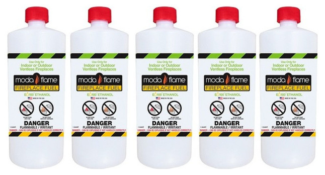 Moda Flame 1-Quart Bio Ethanol Fireplace Fuel, 24 Bottles