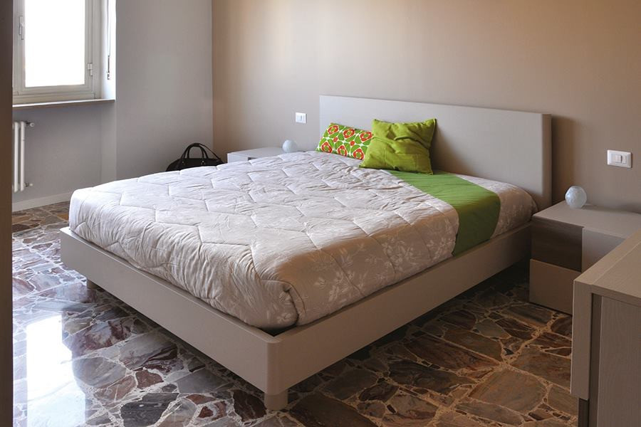 Contemporary bedroom in Turin.