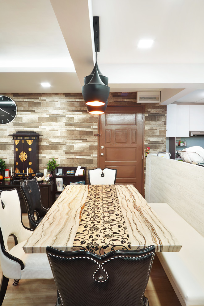 Photo of an Asian dining room in Singapore.