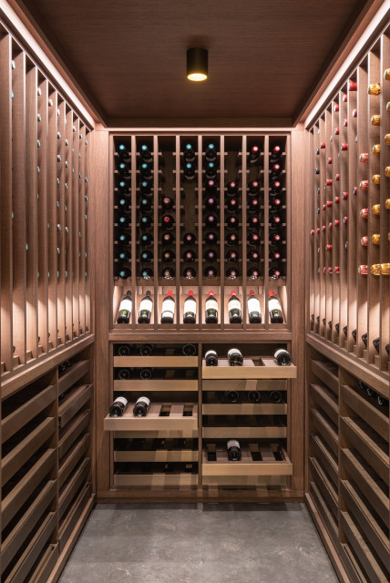 Contemporary Wine Cellar contemporaneo-bodega