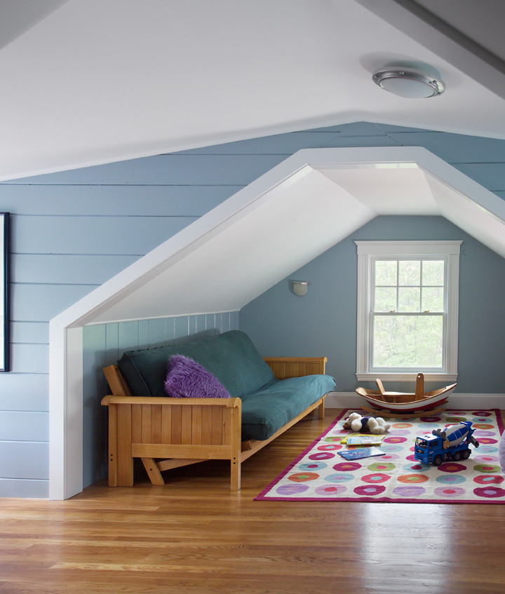 Inspiration for a contemporary kids' room in Boston.