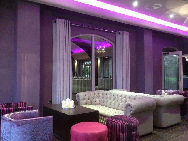 Colshaw Hall Cheshire modern-vardagsrum