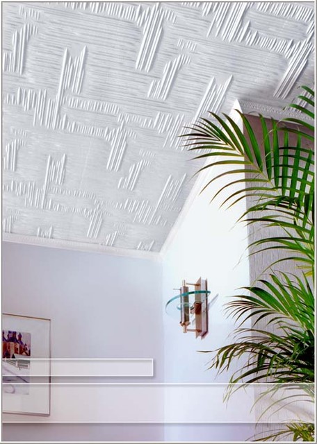 Polystyrene Decorative Paintable Ceiling Tiles Miami By