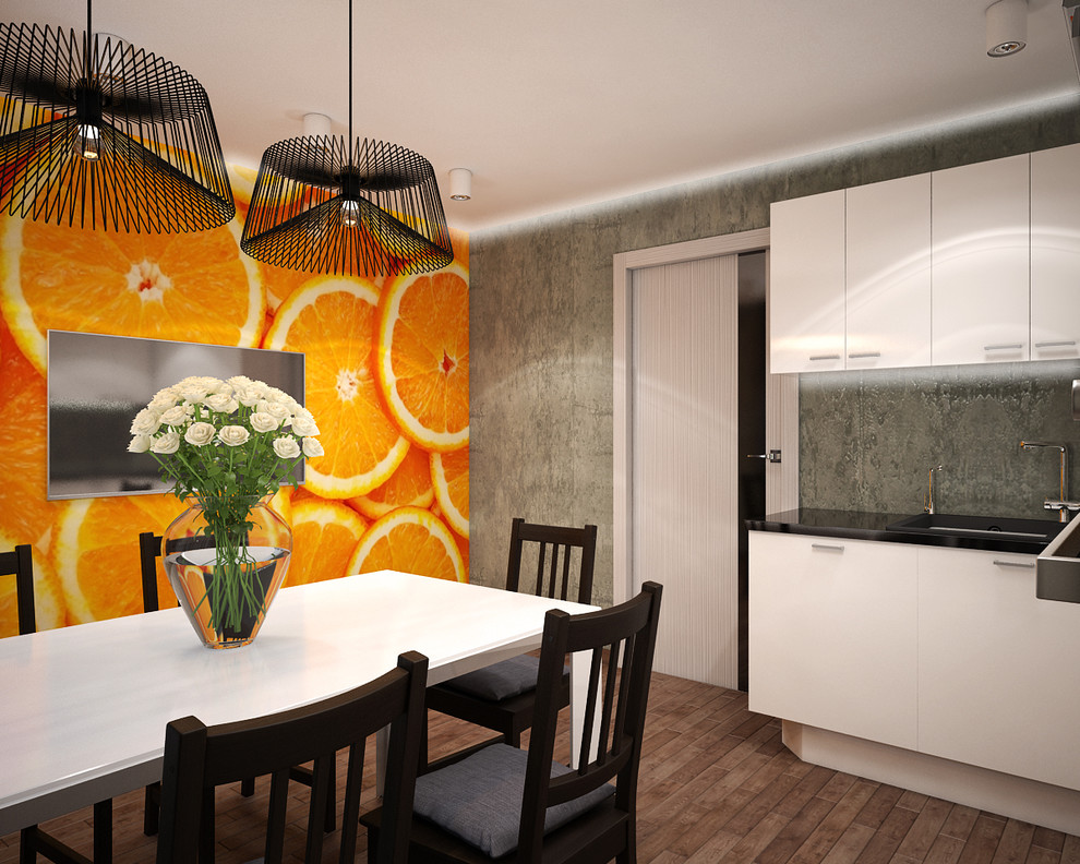 Дизайн-проект 3-х комнатной квартиры,103 м2.  Стиль Современный