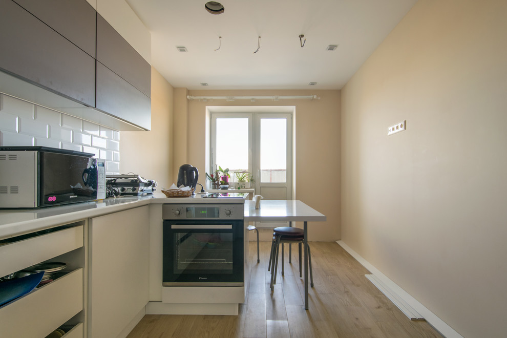 Комплексный ремонт дизайн проекту в евро-двухкомнатной кв