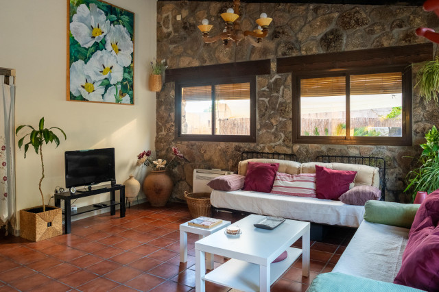 S&eacute; de un lugar - Casa rural rustico-soggiorno