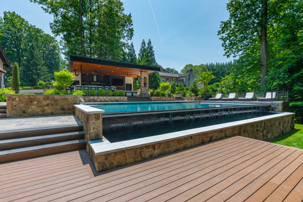 Inspiration for a transitional pool remodel in DC Metro
