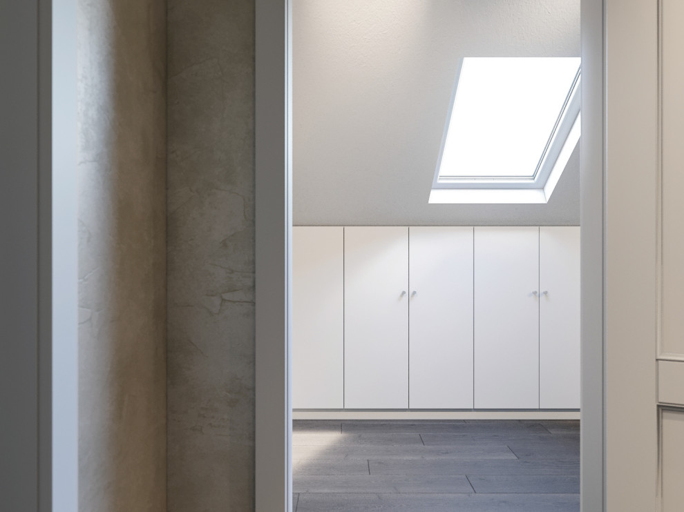 Дизайн интерьера мансарды дома (ул.Б.Зуевская)