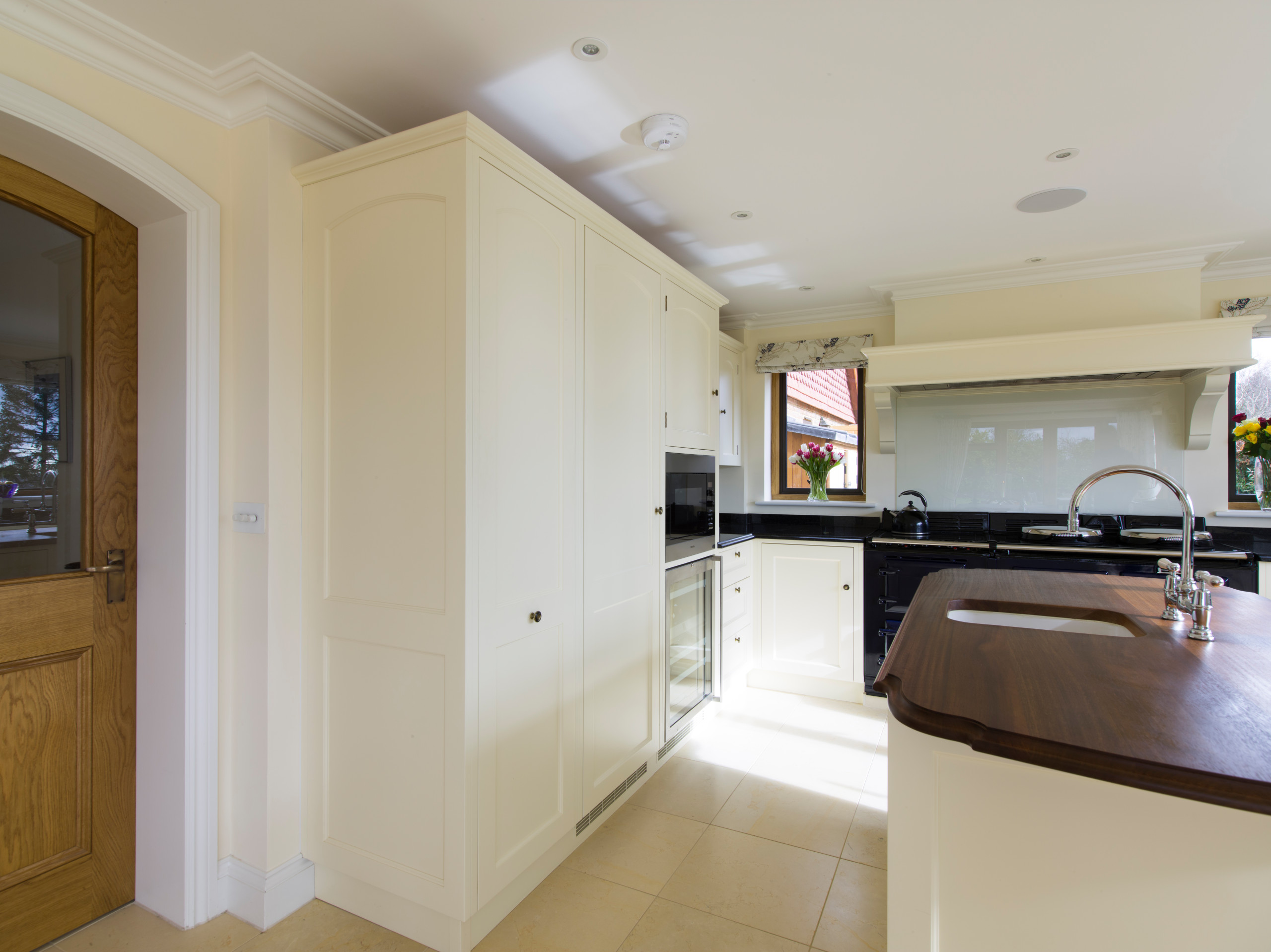Guildford painted kitchen designed and made by Tim Wood