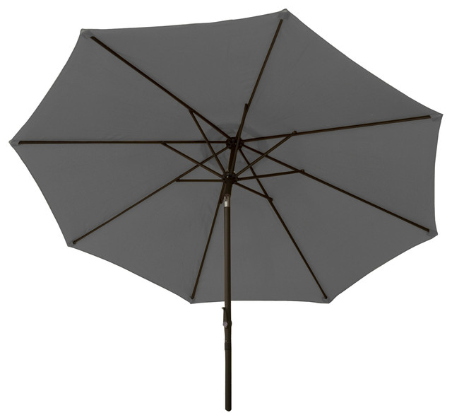 9 Market Umbrella Allum Crank And Tilt Denim Blue Contemporary 9 Market Umbrella Allum Crank And Tilt Charcoal Gray