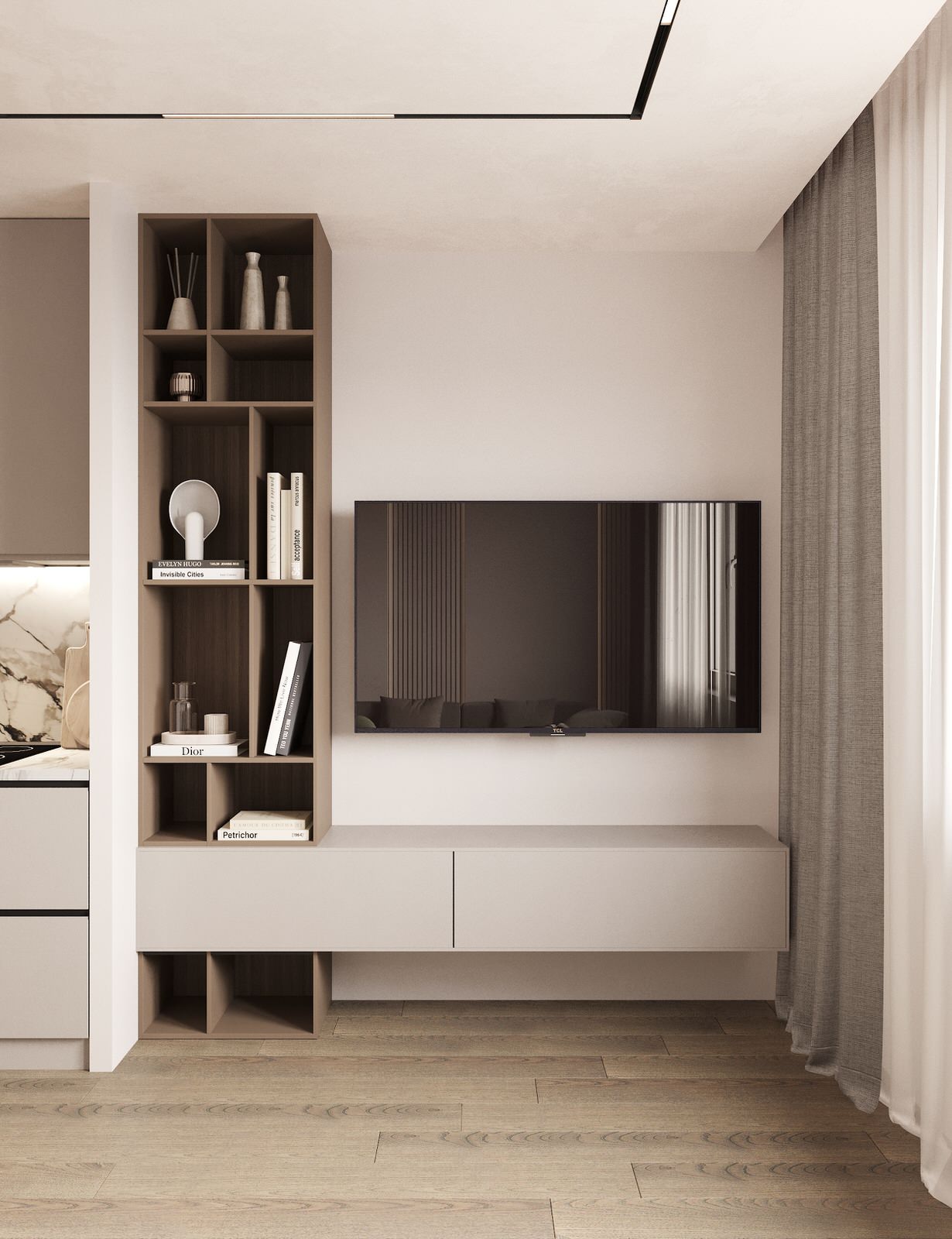 Проект интерьера кухни-гостиной