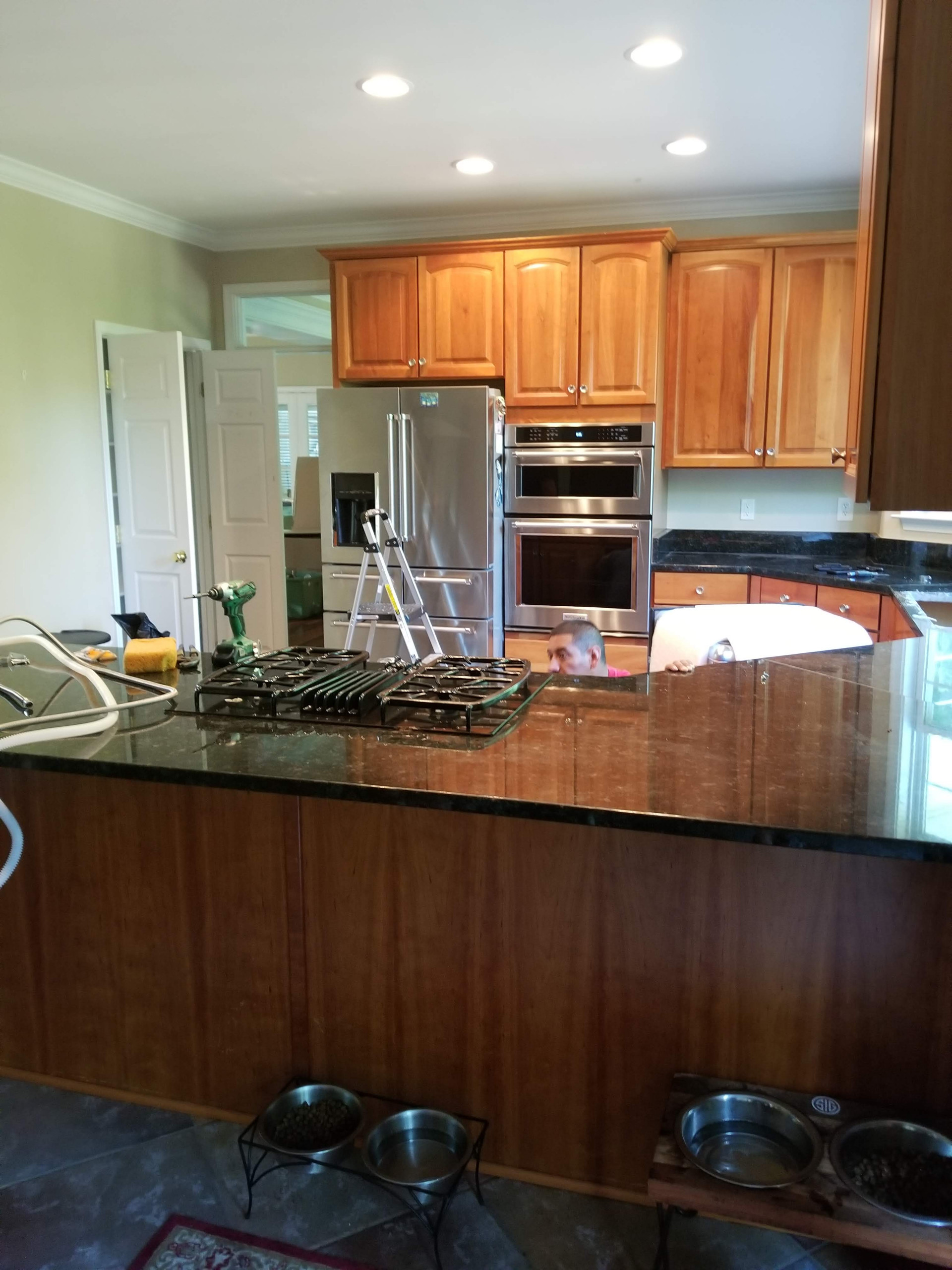 Linen Glazed Kitchen Remodel
