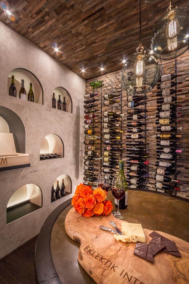 Luxurious Wineroom - Wine Cellar - Houston - by Eklektik Interiors
