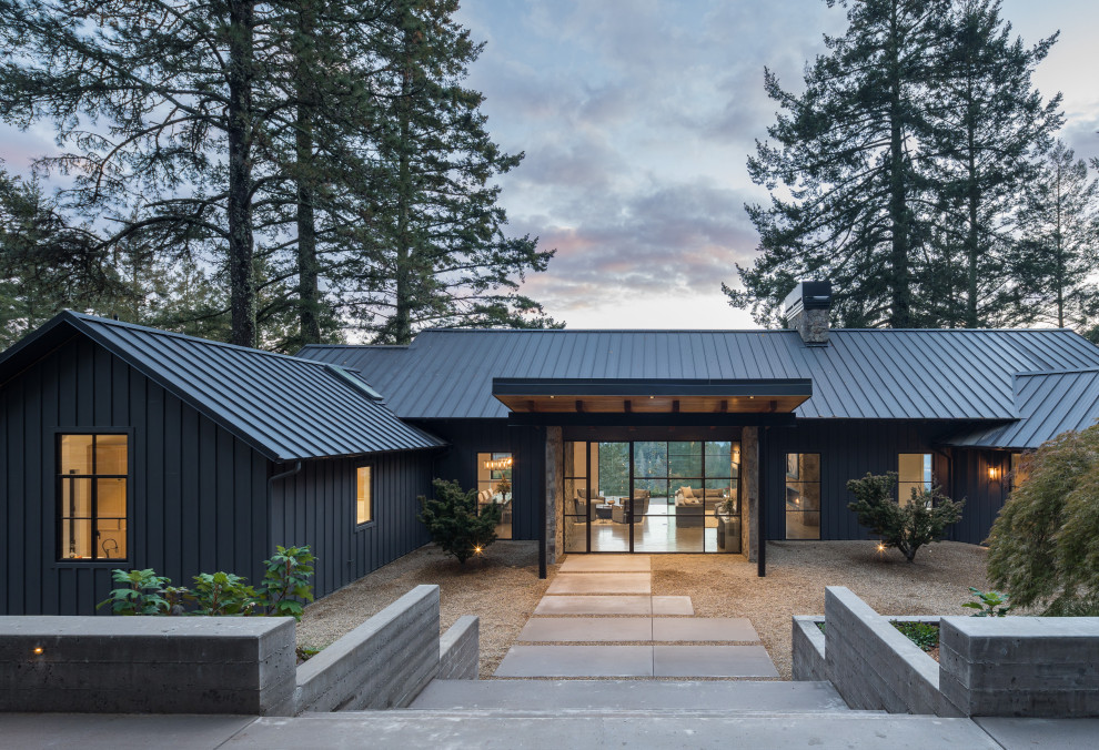 Modern exterior home idea in Other