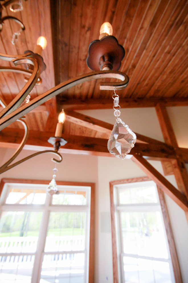 Timber Frame House Addition on Ridge Road