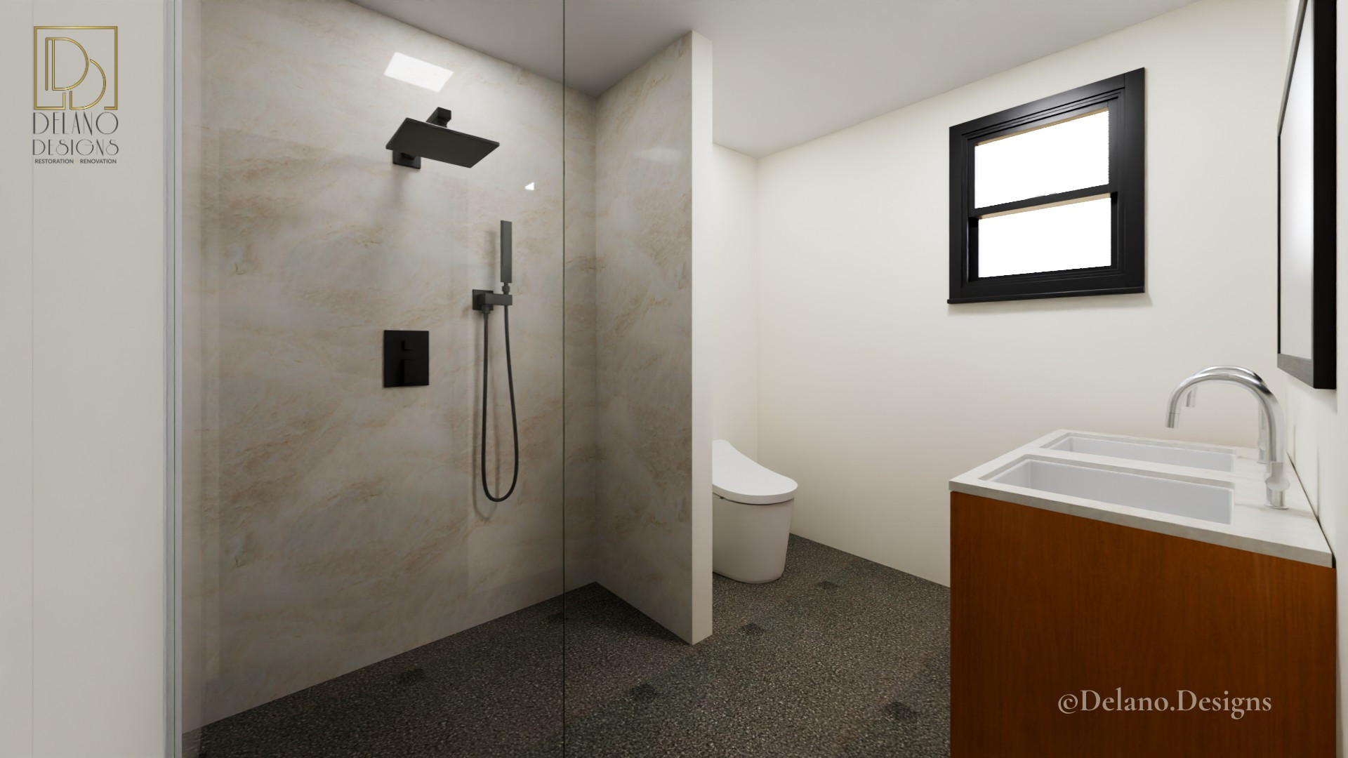 Inspiration for a bathroom remodel in Atlanta