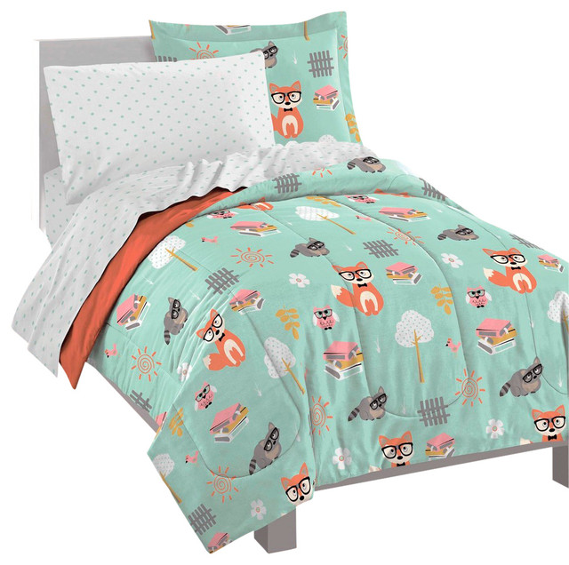 Woodland Friends Ultra Soft Microfiber Twin Comforter Set ...