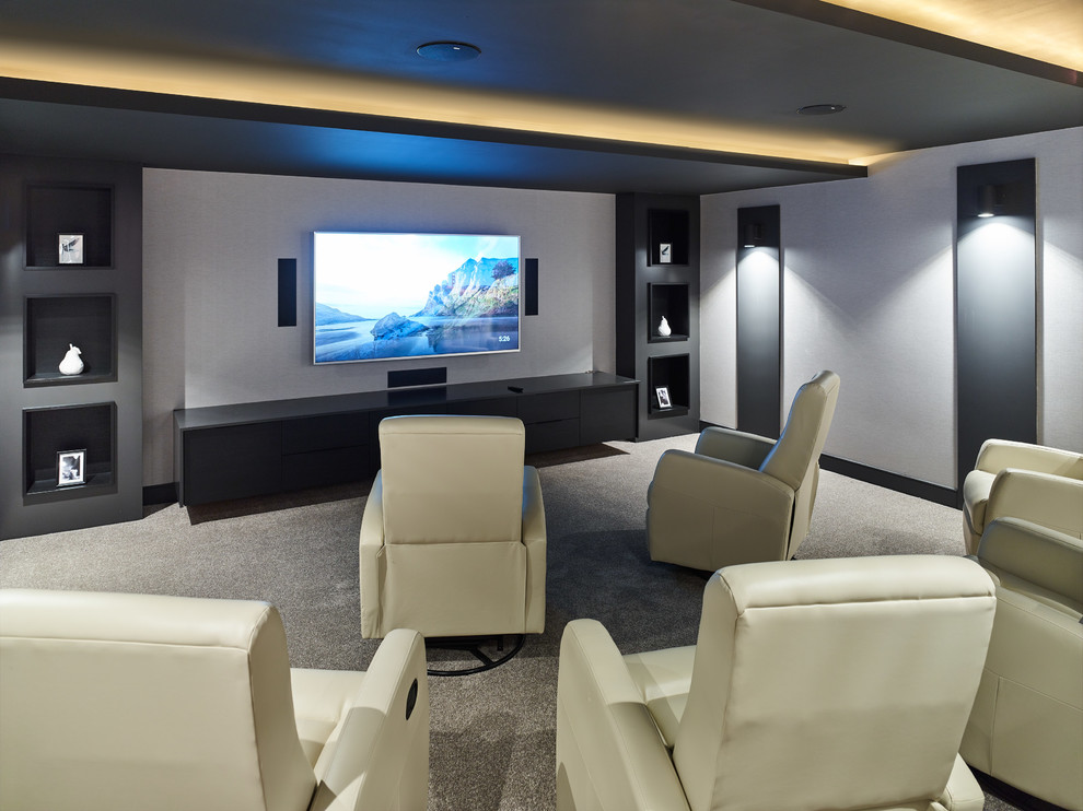  Wide Home Theater Design for Large Space