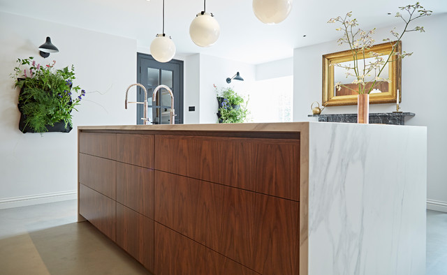 Walnut Kitchen contemporary-kitchen