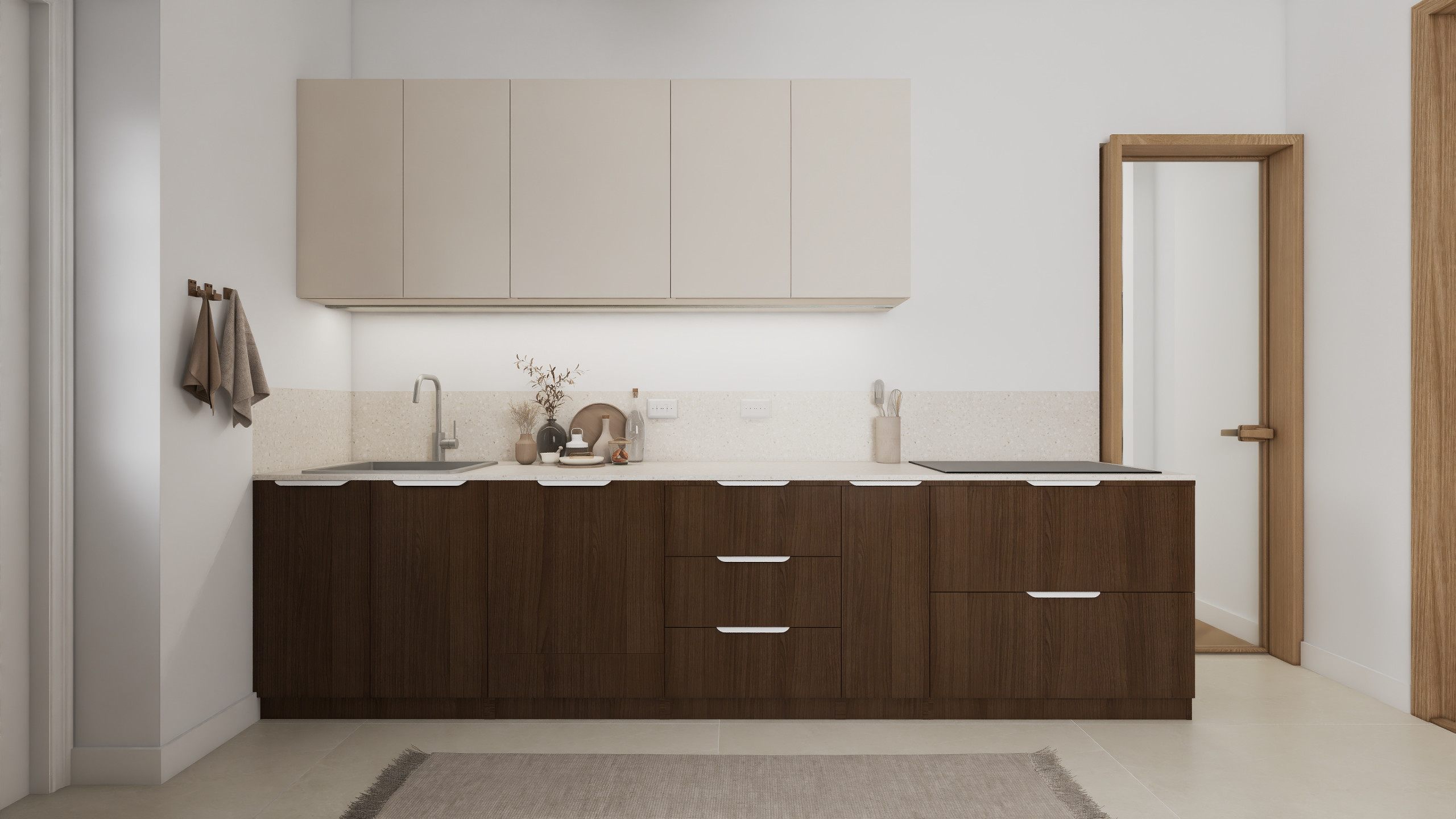 Projet Foch - pièce de vie et cuisine