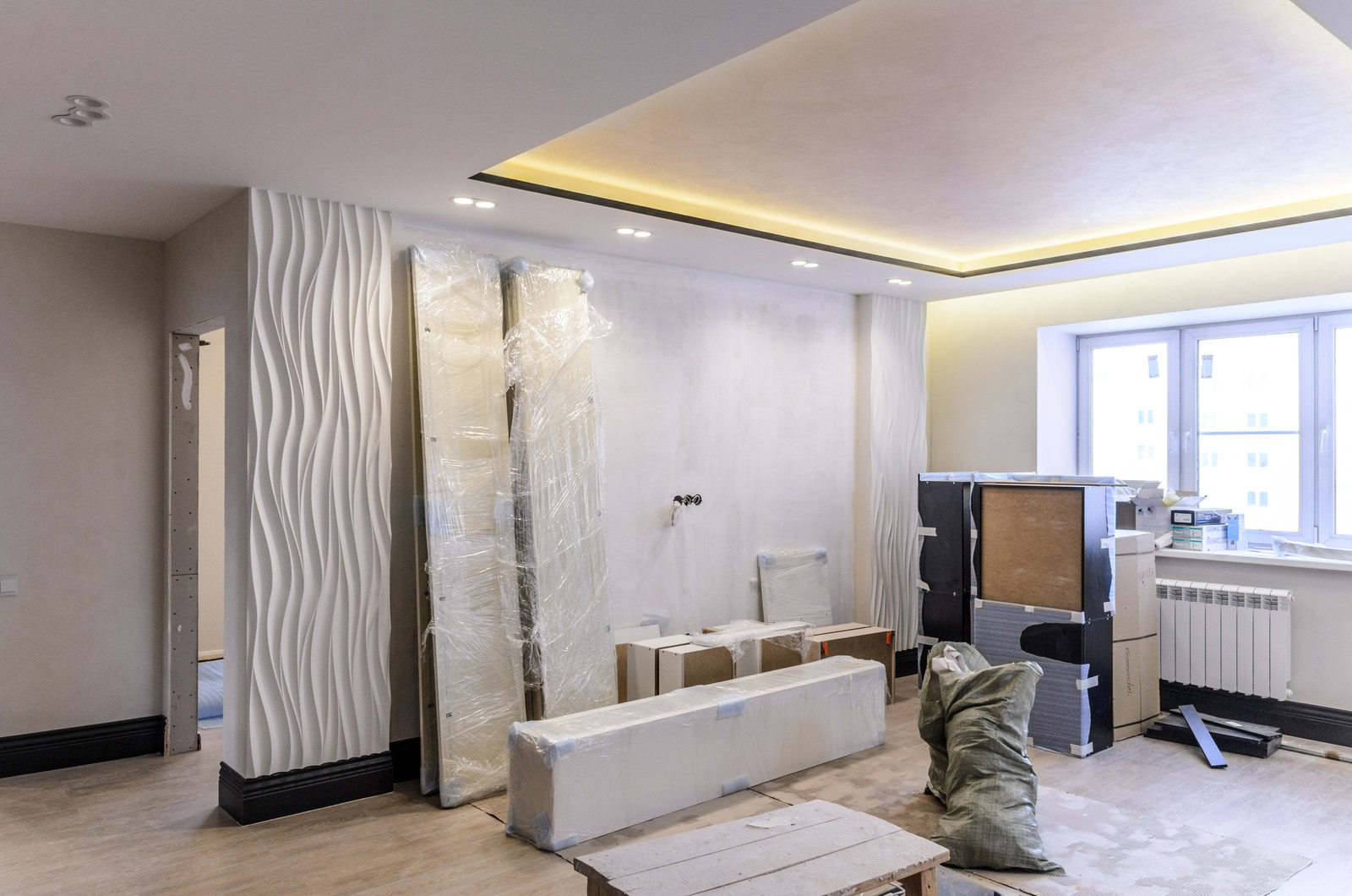 Современная квартира для молодой семьи