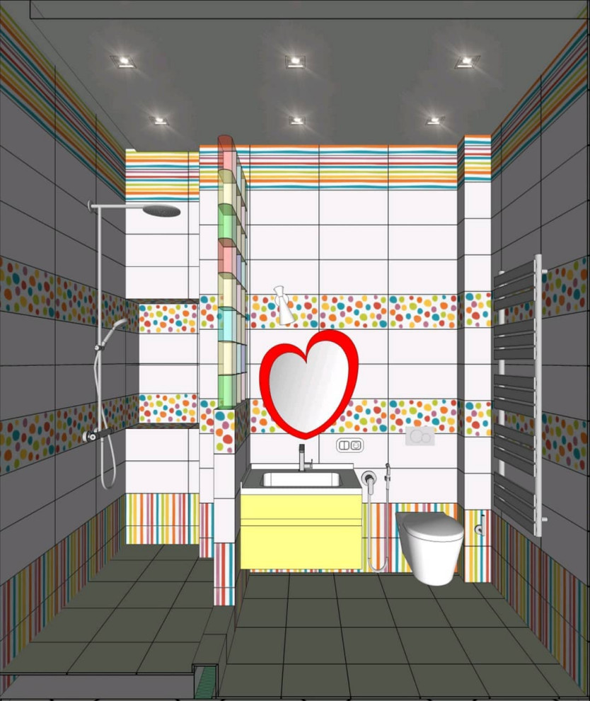 Яркий детский сан. узел