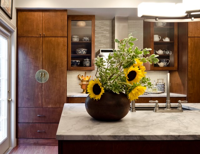 Alamo Heights Asian Inspired Condo Kitchen In San Antonio By