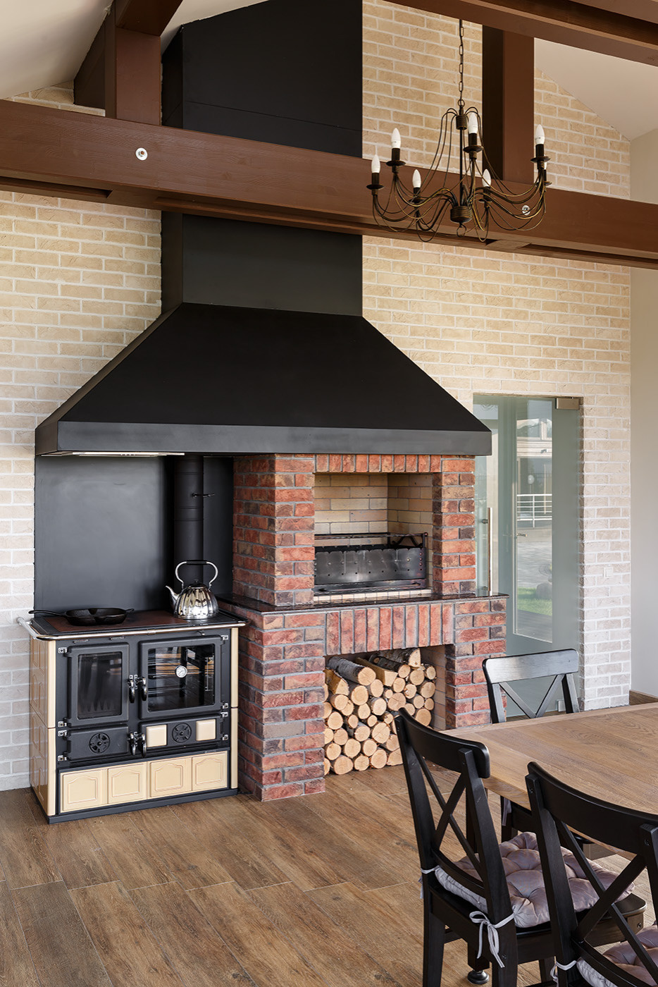 Домик-веранда с барбекю