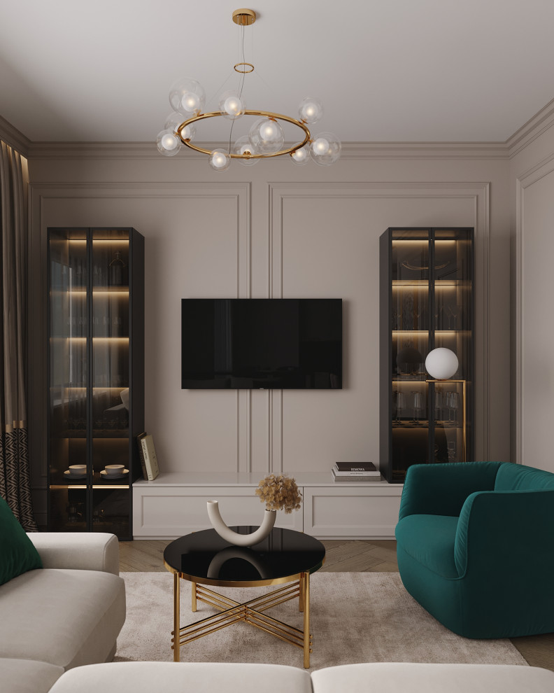 Дизайн-проект кухня-гостиная