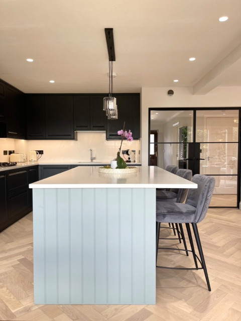 luton open plan modern-kitchen