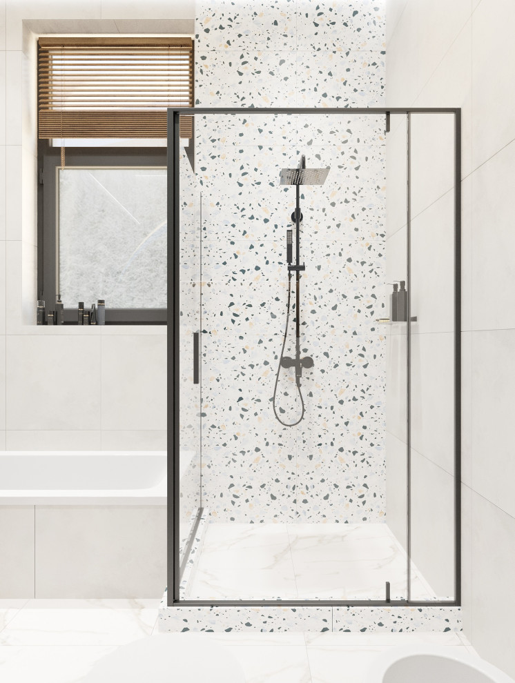 Вид на душевую кабину