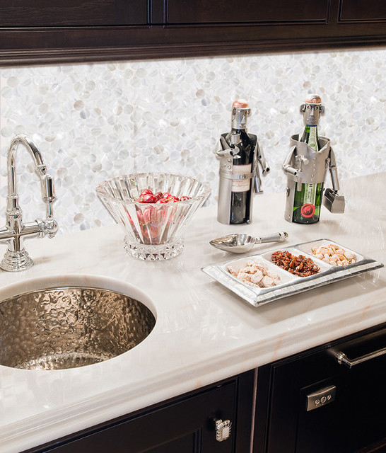 Mother Of Pearl Backsplash Sand Houses