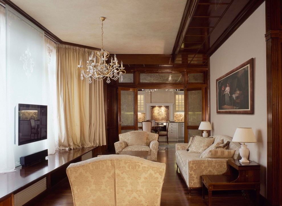 КВАРТИРА НА АРБАТЕ В СДЕРЖАННОЙ КЛАССИКЕ