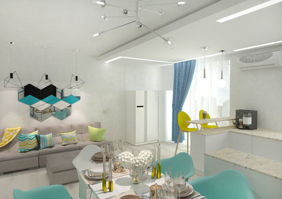 Современная функциональная квартира для семьи с тремя детьми