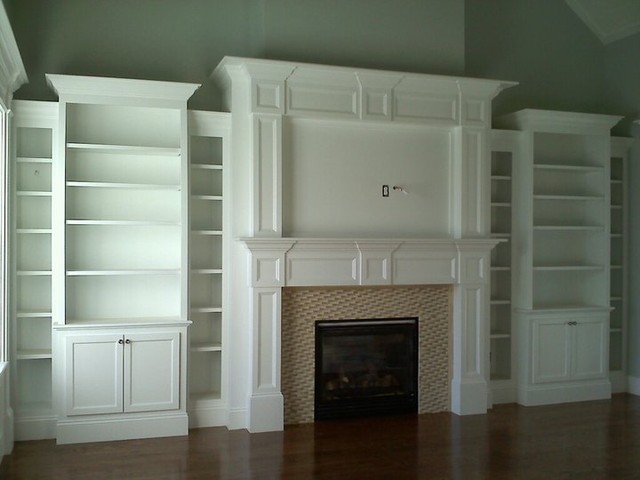 Fireplace Built Ins   ---------------------------------------------------------- Finish Carpentry & Cabinetry on this project provided by Custom Home Finish.