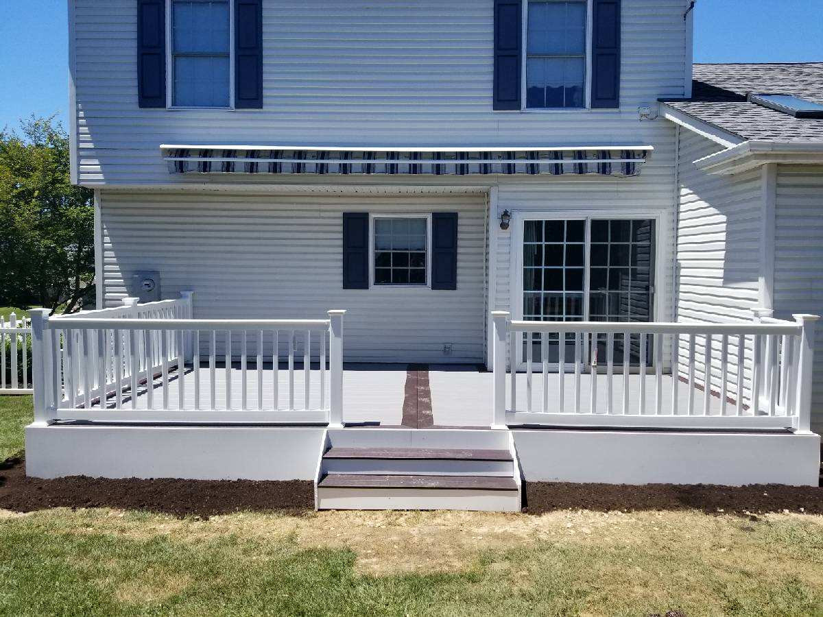 Deck Replacement - from Wood to Composite -Picture Frame design