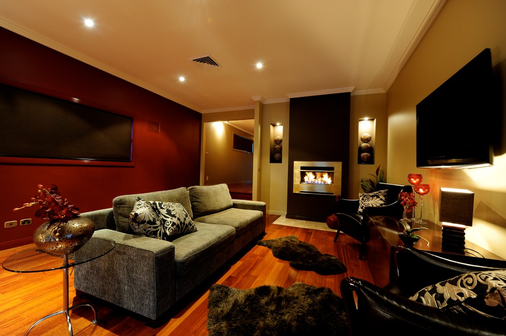 Photo of a modern living room in Sydney.