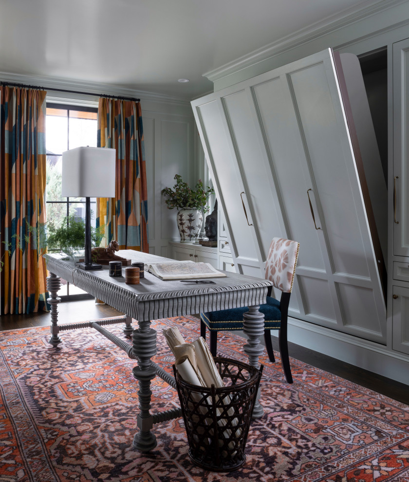 Eclectic home office photo in Denver