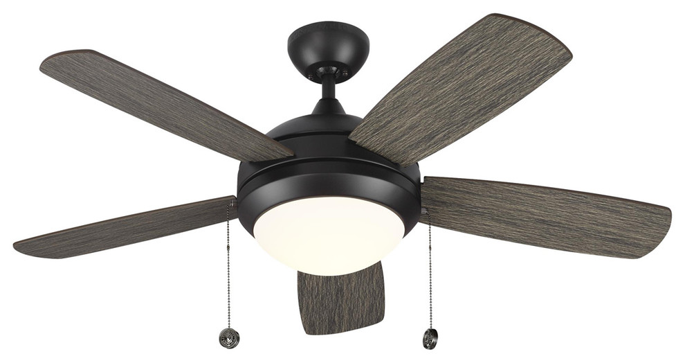 44" Discus Classic Ceiling Fan, Aged Pewter