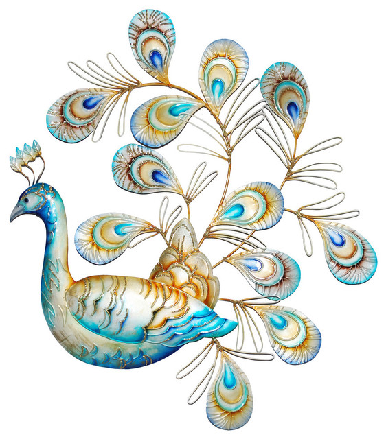 Featured image of post Peacock Design In Wall / Ideas, wall hanging craft ideas, room decorating ideas.