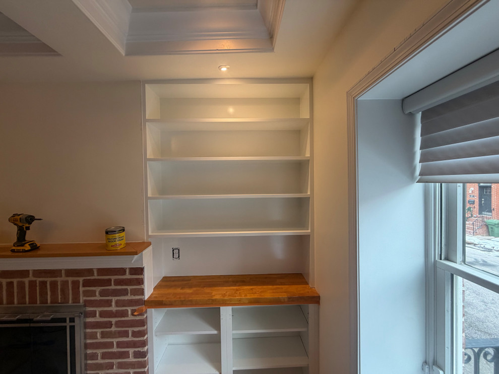 Living Room Custom Bookshelf
