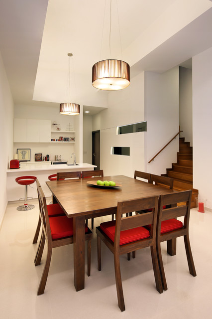 Sembawang Landed contemporary-vardagsrum