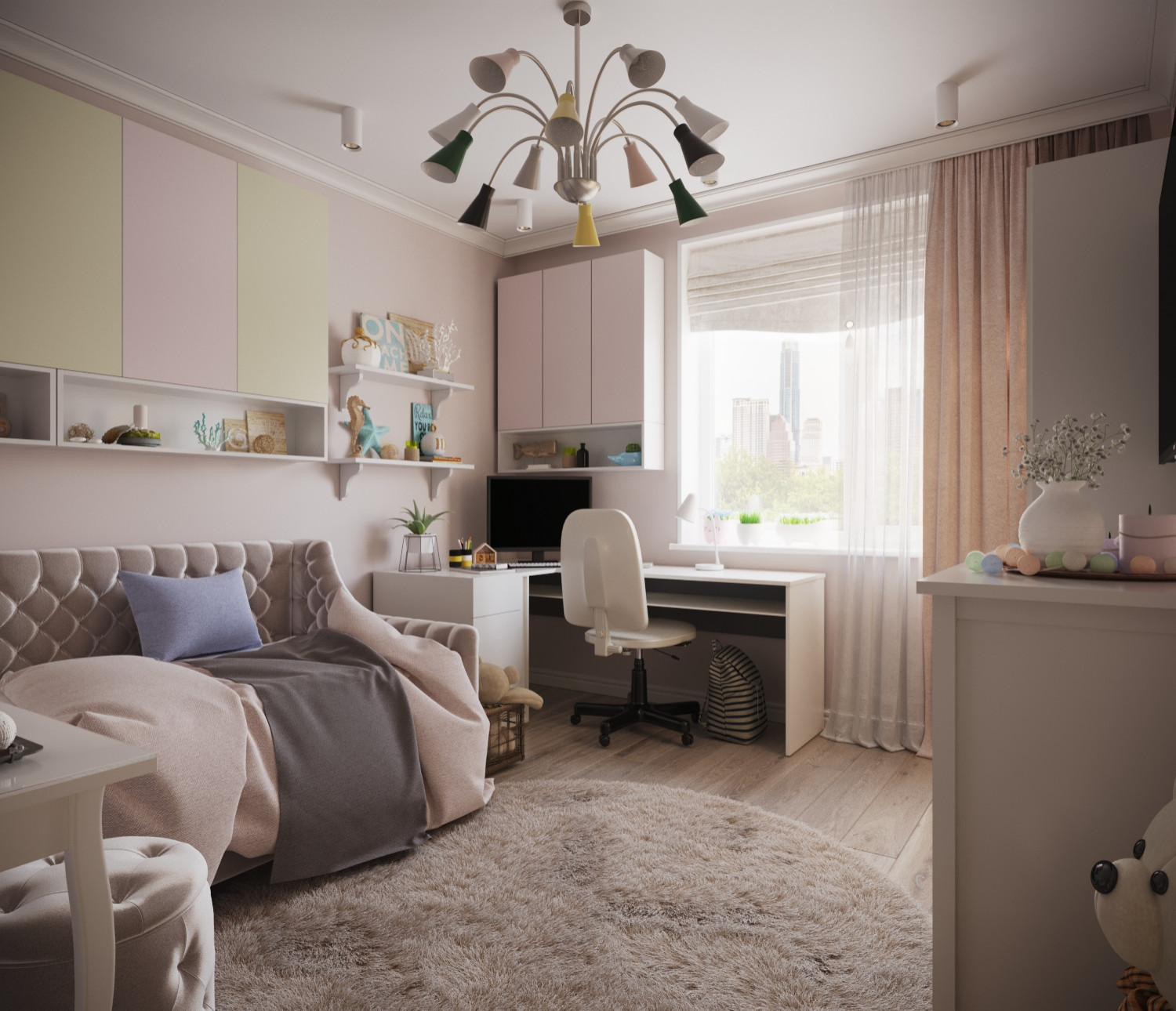 Интерьер для молодой семьи "Полет фантазий"