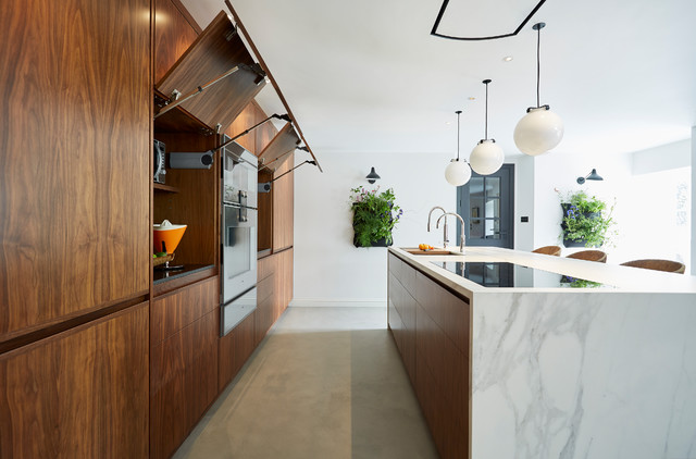 Walnut Kitchen contemporary-kitchen