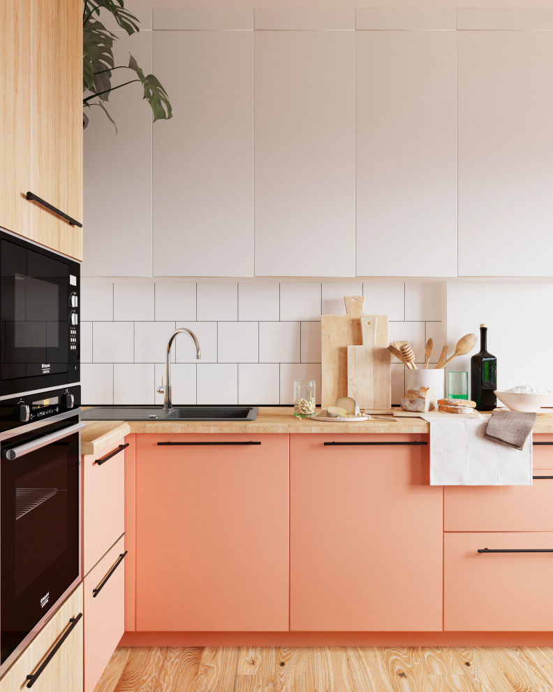 Проект с лососевой кухней