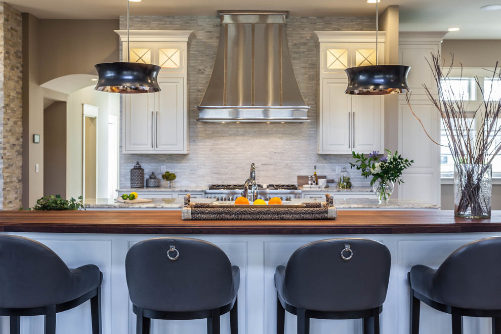 Inspiration for a transitional home design remodel in Grand Rapids